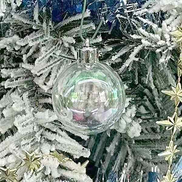 27-Count Iridescent Bubble Shatterproof Ornaments, 40mm