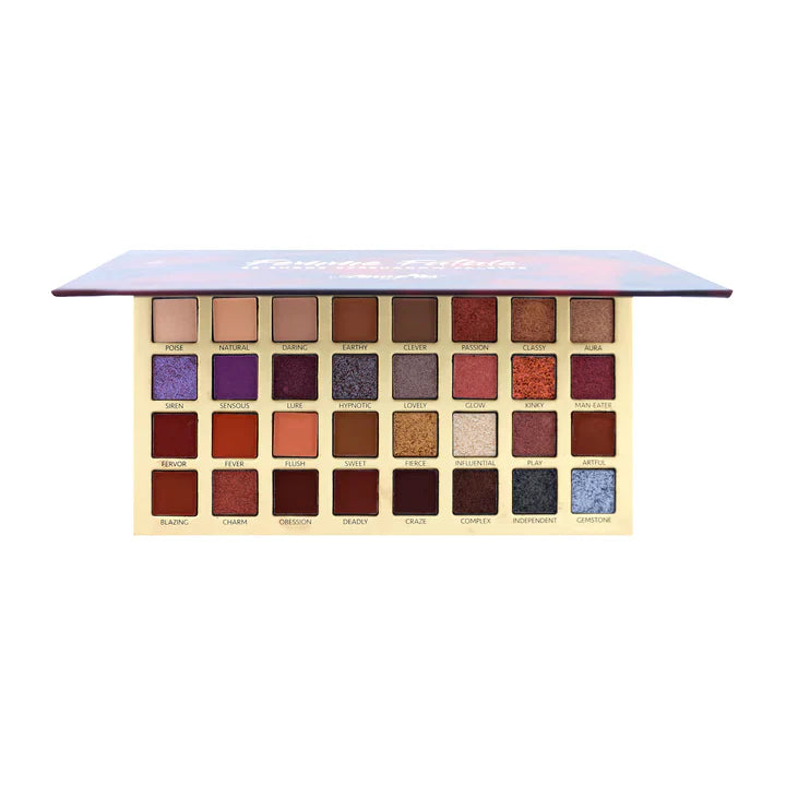 Femme Fatale Eyeshadow & Glitter Palette By Amor Us USA | 32 Color Palette