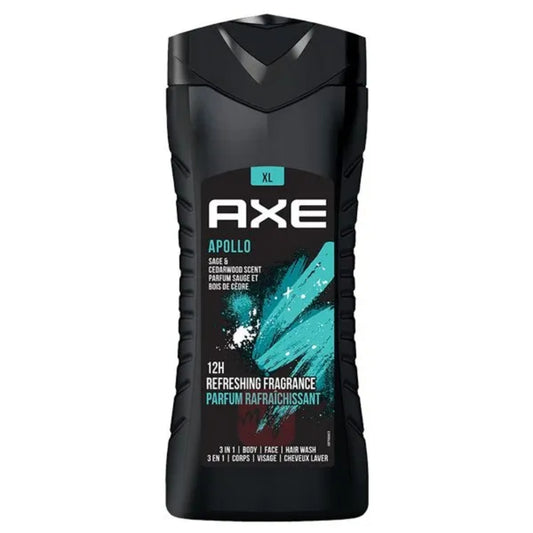 AXE Men’s Body Wash Set, Apollo Sage & Cedarwood, Gel Type, 16 fl oz