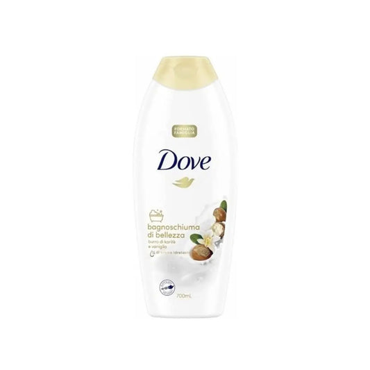 Dove Bagnoschiuma di Bellezza Burro di Karité e Vaniglia, 700ml – Formato Famiglia | Dove Beauty Bath Foam Shea Butter and Vanilla