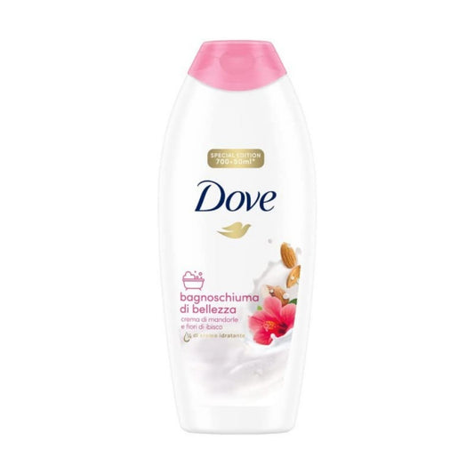 Dove Bagnoschiuma di Bellezza Crema di Mandorle e Fiori di Ibisco, 750ml – Special Edition | Dove Beauty Bath Foam Almond Cream and Hibiscus