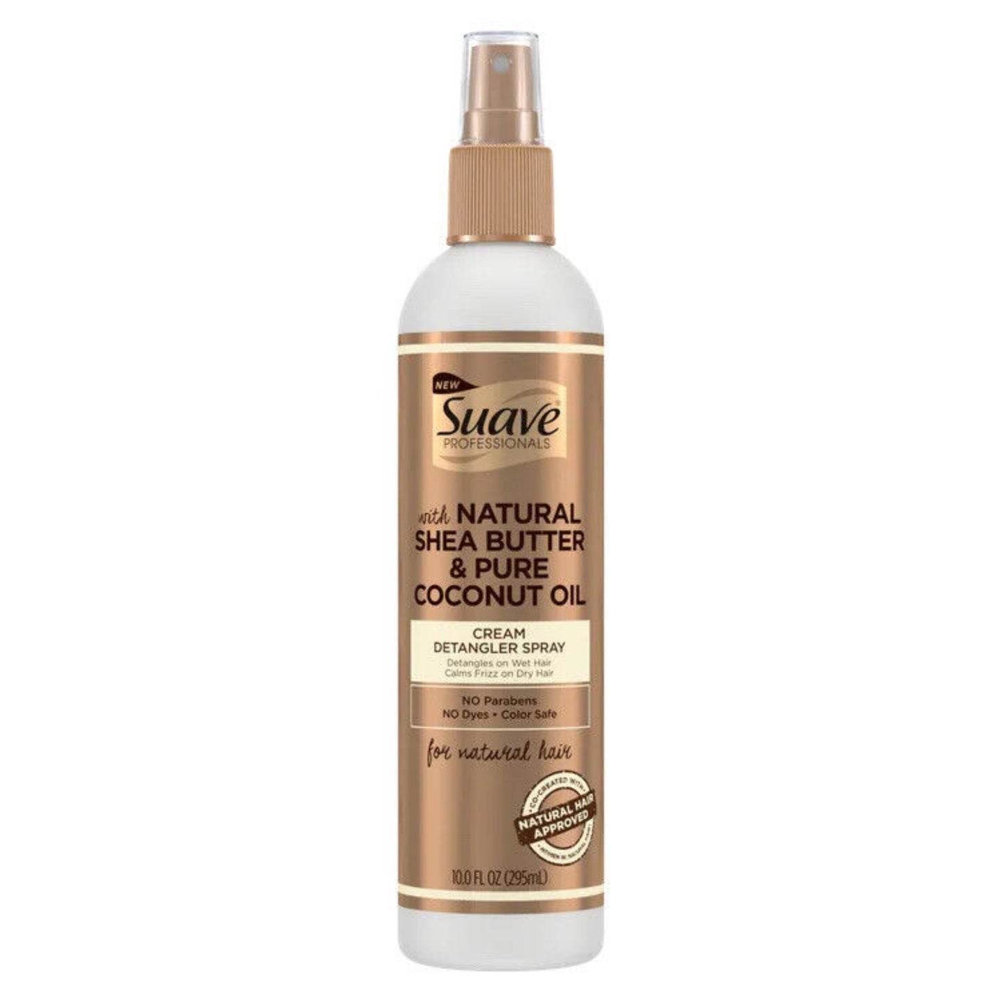 Suave Professionals Detangler Spray with Shea Butter & Coconut Oil, 10 fl oz each, for all hair types