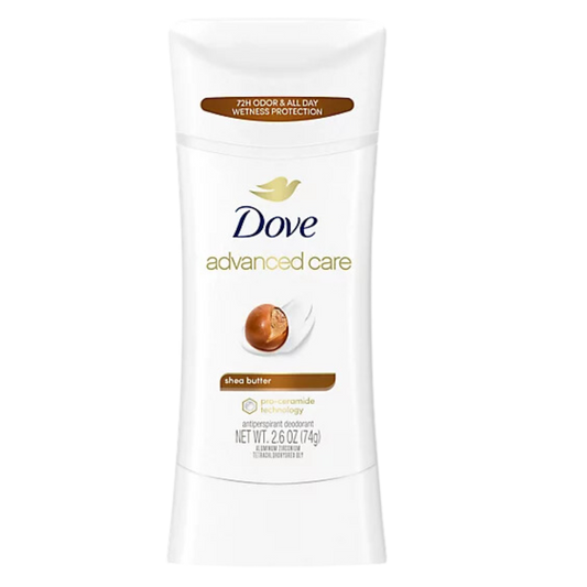 Dove Advanced Care Shea Butter Antiperspirant Deodorant Stick – 2.6 oz
