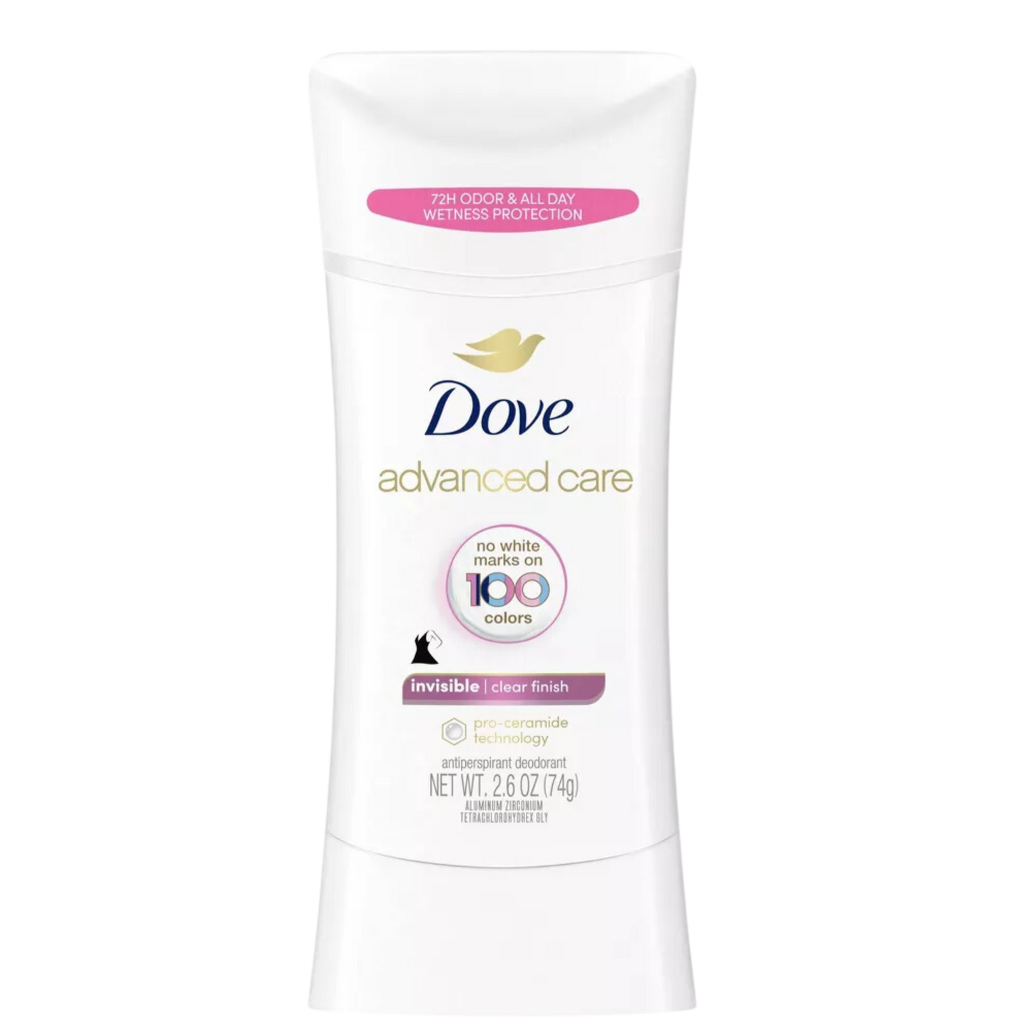Dove Advanced Care Invisible Antiperspirant Deodorant Stick – 2.6 oz
