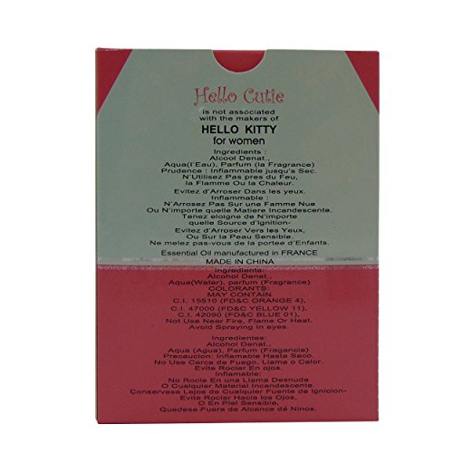 HELLO CUTIE, Our Version of HELLO KITTY, 3.4 Fl.Oz