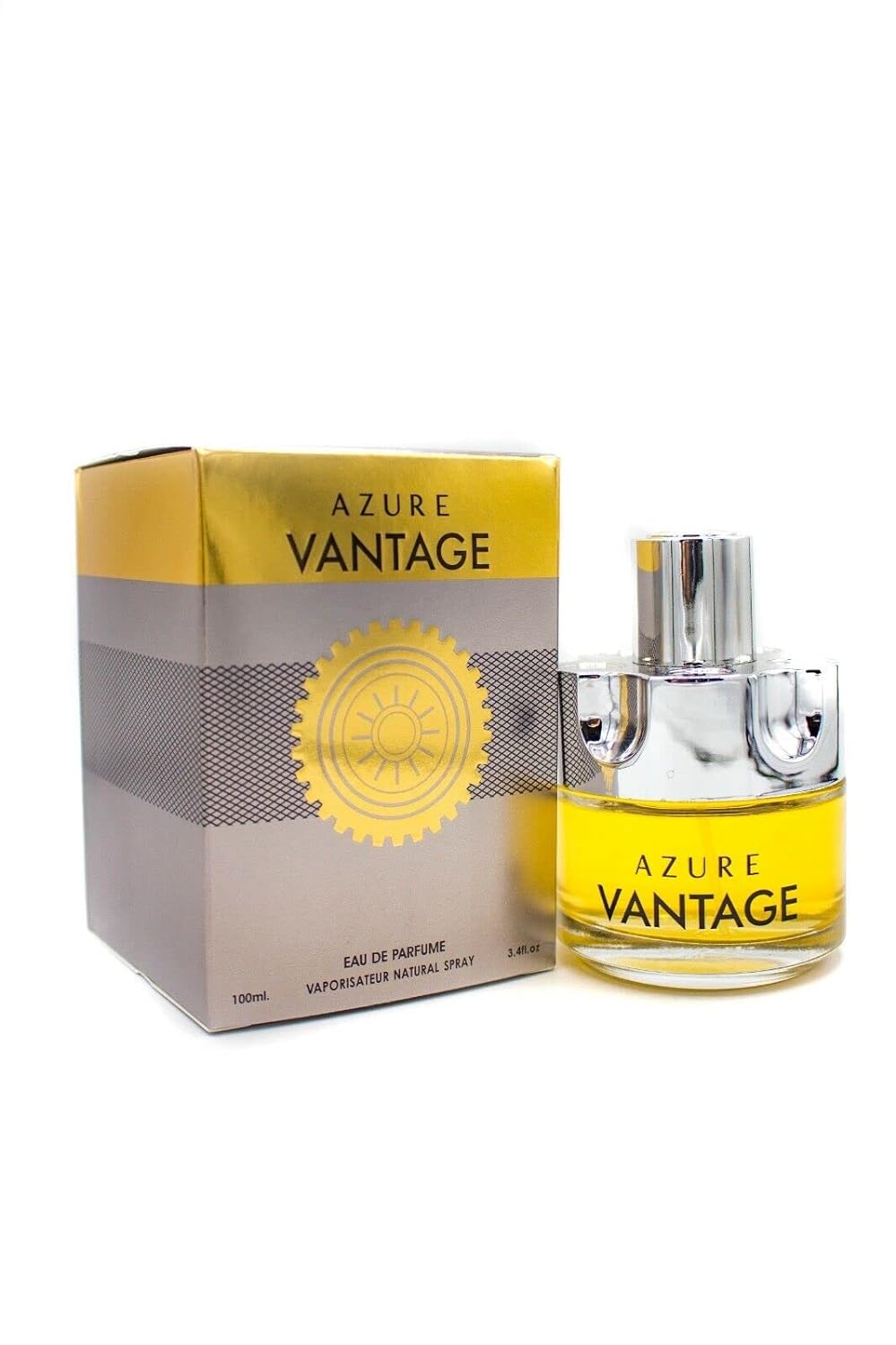 AZURE VANTAGE EAU DE PARFUM FOR MEN 3.4 Oz