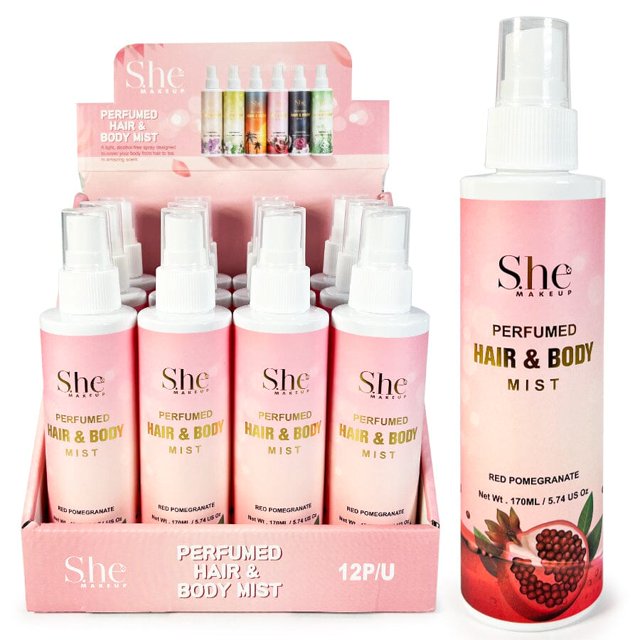 PERFUMED HAIR & BODY MIST - RED POMEGRANATE