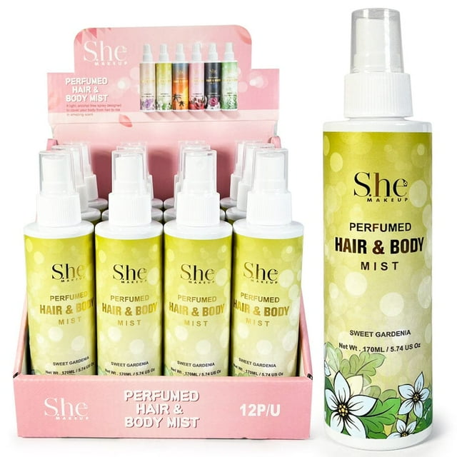 PERFUMED HAIR & BODY MIST - SWEET GARDENIA, Pack of 1