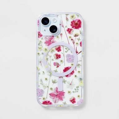iPhone16e/iPhone 15/iPhone 14/iPhone 13 Case with MagSafe - heyday™ Multicolor Floral: Polycarbonate & TPU