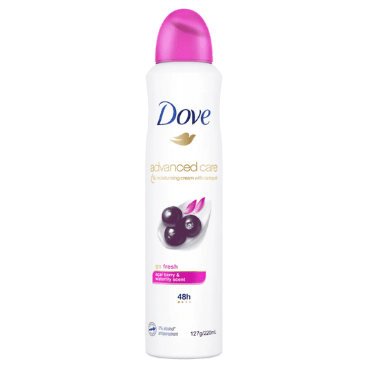 Dove Deodorant Acai Berry & Waterlily Scent,  220ml , For Women, 48 Hour Protection