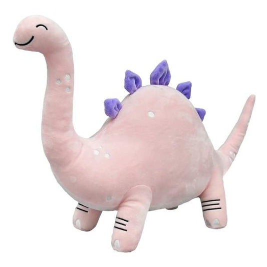 Pink Stegosaurus Dinosaur Shaped Pillow